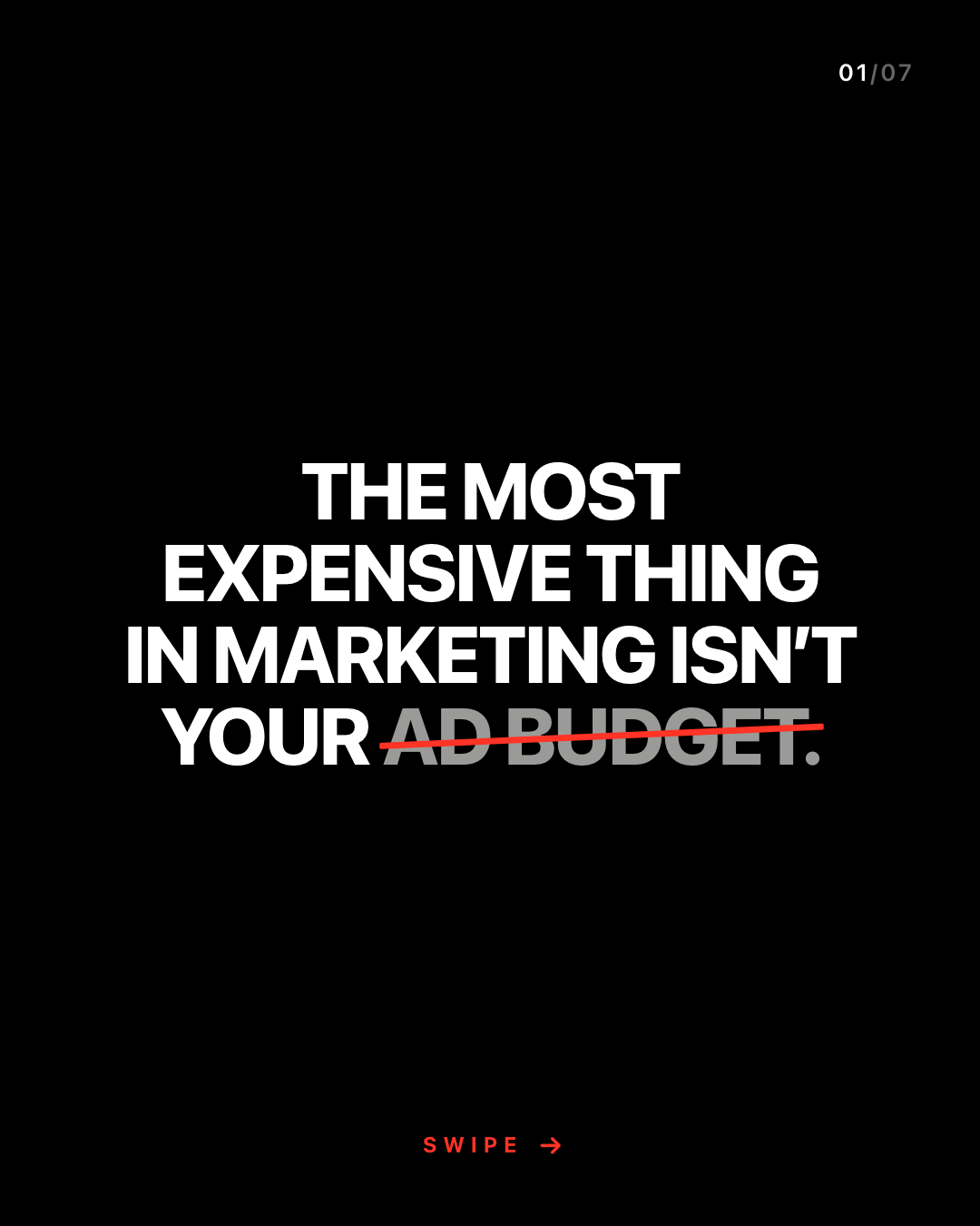 The Most Expensive Thing in Marketing Isn't Your Ad Budget